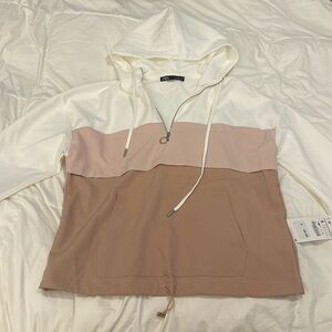 Brand new Zara workout pullover hoodie